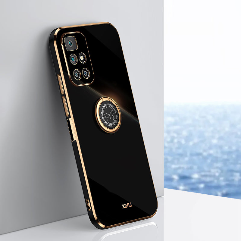 XINLI For Xiaomi Redmi 10 4G (2021) Redmi 10 2022 4G Redmi 10 Prime Redmi Note 11 4G (MediaTek) Ring Holder Kickstand TPU Phone Case Cover XINLI For Xiaomi Redmi 10 4G (2021) Redmi 10 2022 4G Redmi 10 Prime Redmi Note 11 4G (MediaTek) Ring Holder Kickstand TPU Phone Case Cover